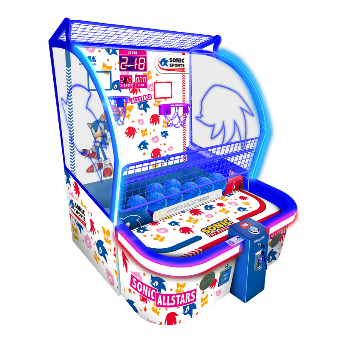 SEGA Arcade Sonic Sports Kids Basketball
